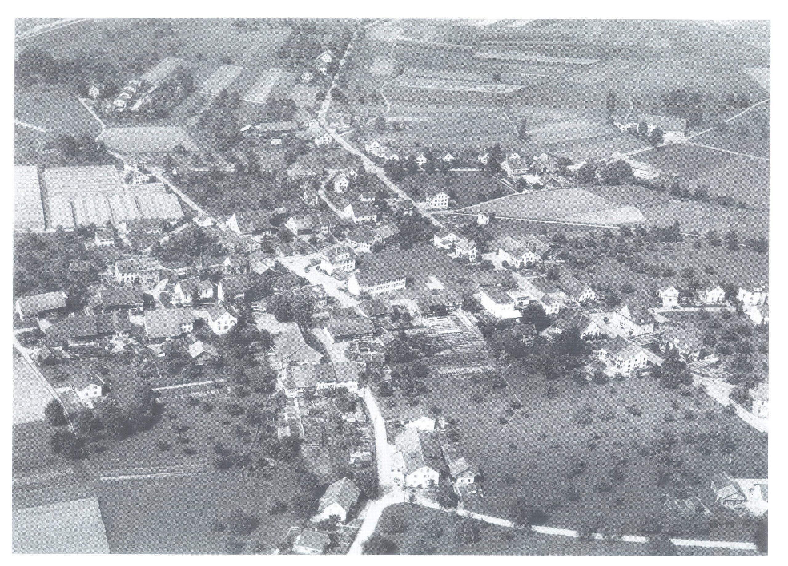 Luftaufnahme Dietlikon 1955